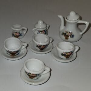 Mini Floral Tea set‎ 13 pieces